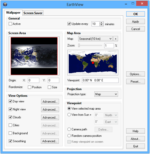 Earthview screenshot